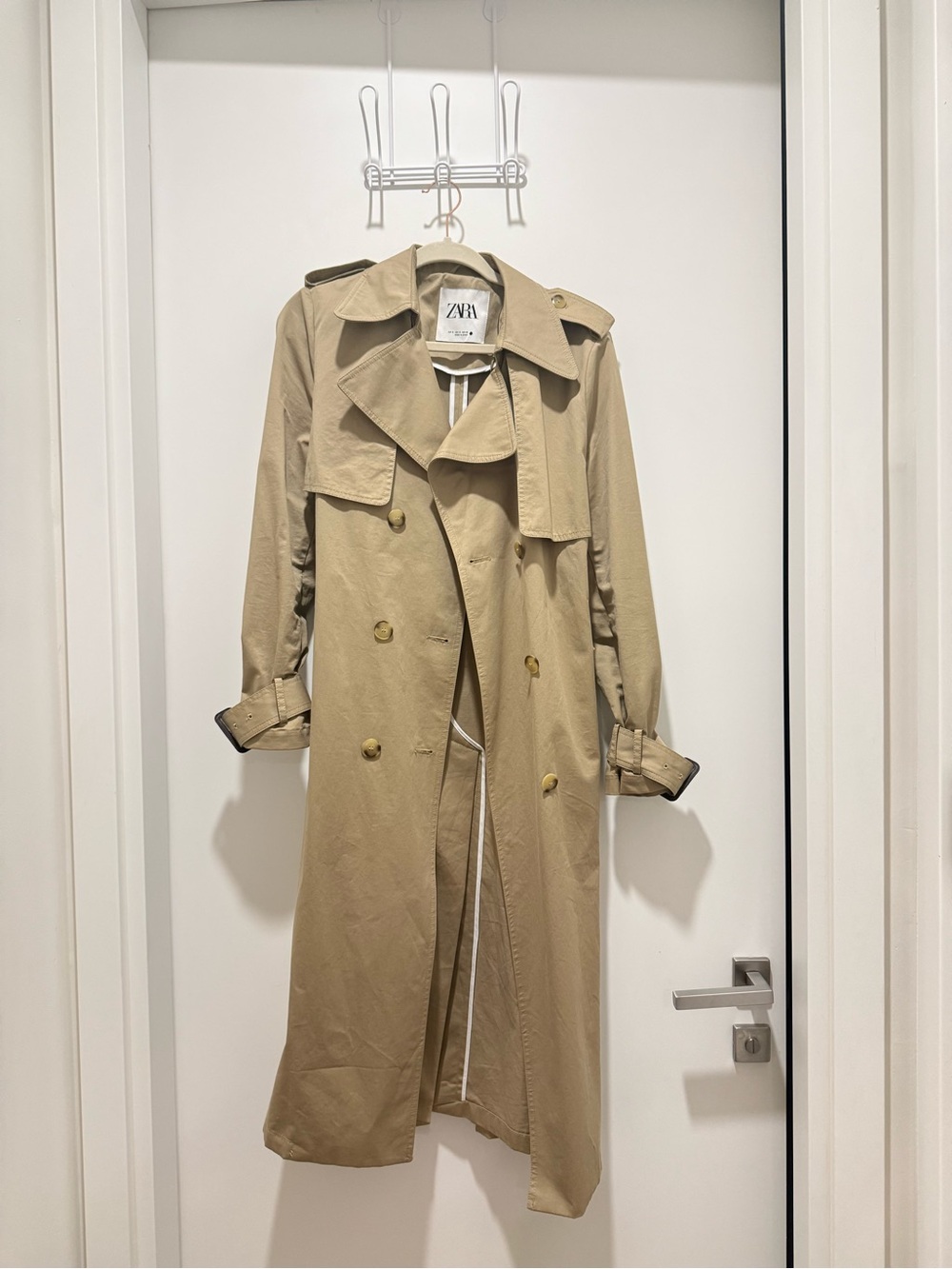 ZARA Belted Trench Coat - Picture 5 of 7